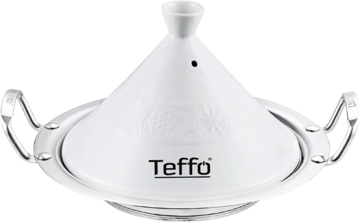 Teffo Tajine Flower Lid MEDIUM Ø 30cm Marokkaanse geschikt voor