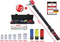 KS Tools ERGOTORQUEprecision Momentsleutelset met ratel 1/2 (12.5 mm) 20 - 200 Nm