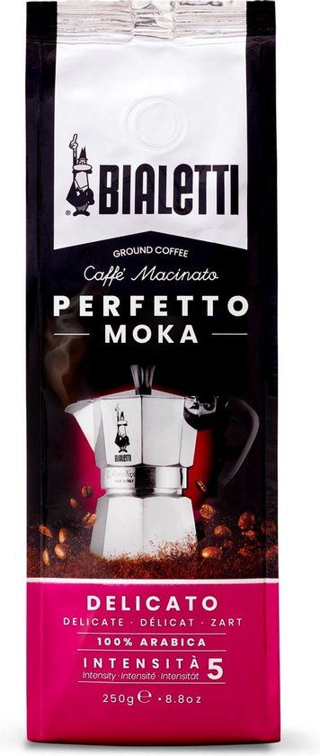 Bialetti Perfetto Moka Delicato Gemalen Koffie - 250g