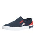 Ellesse Prazzo Text Am Slip On Herensneakers, marineblauw/vlam scharlaken