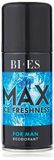 Max Bi-es Max Ice Freshness Deodorant voor heren, lichaamsgeur, 150 ml