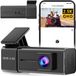 Dashcam - HD Ready, angle de vision de 160°, mode nuit, GPS, enregistrement en boucle, mode parking, G-Sensor, noir