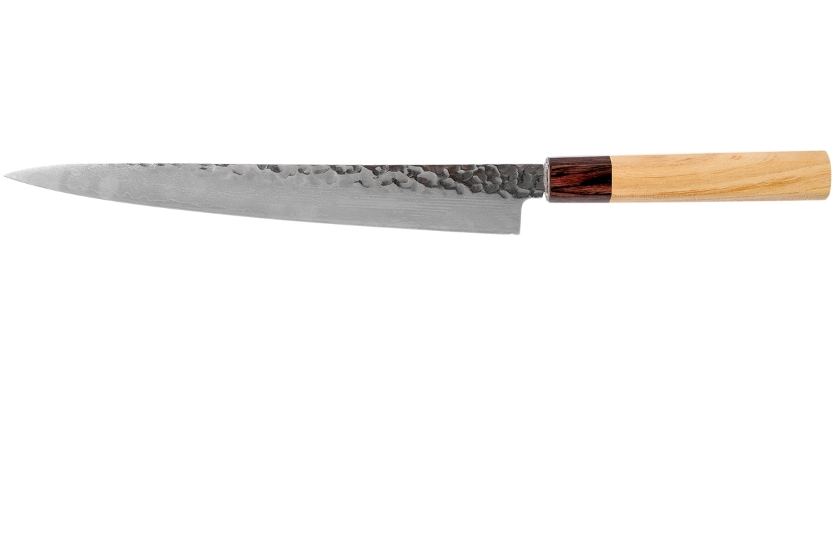 Sakai Takayuki vleesmes 33-Layer Damascus Hammered WA 25 cm