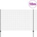 vidaXL - Gelast draadhek met palen - 10 x 1,5 m - PVC-Coated Staal - Grijs