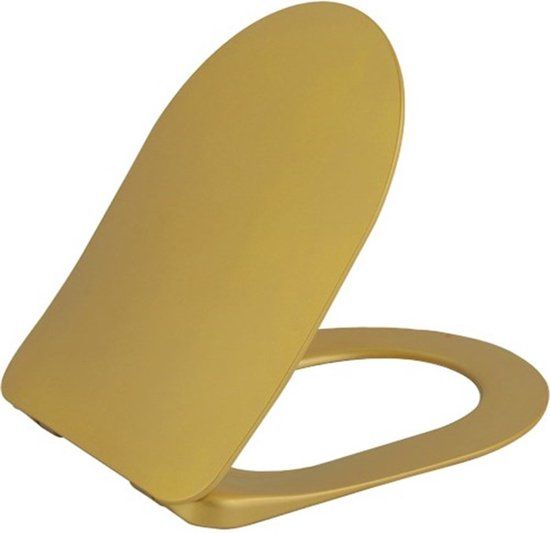 Creavit QuickRelease Softclose Toilet Seat - Gold - Duroplast - 36x44.5cm