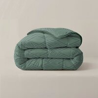Sleeptime 2 in 1 Dekbed zonder Overtrek Dorian - Dekbed - 140 x 200 cm + 1 x kussensloop 60x70 - Groen