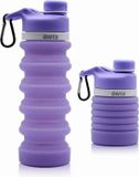 Unyqoos® Bouteille d'eau pliable en silicone de qualité alimentaire