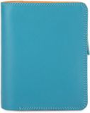 Mywalit Portemonnee Leder 14 cm - Dames - Staand formaat - lichtblauw