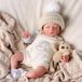 Poupée reborn réaliste de 50 cm avec accessoires, adaptée aux enfants
