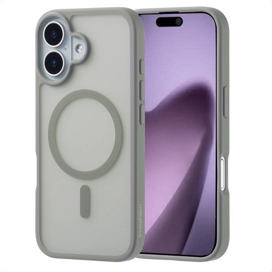 imoshion Color Guard Backcover geschikt voor MagSafe - Grijs - Geschikt voor Apple iPhone 17