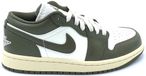 Nike Air Jordan 1 Low Sneakers Dames Wit/Groen Maat 40