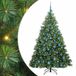 vidaXL Kunstkerstboom met 300 LED met standaard Groen 180 cm PE en PVC
