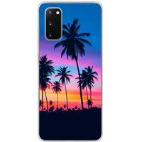 Samsung Galaxy S20 Plus Palmiers colores bedrukt siliconen hoesje