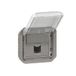 RJ45 Legrand Plexo RJ45 stopcontact - categorie 6a - STP - grijs - componeerbaar