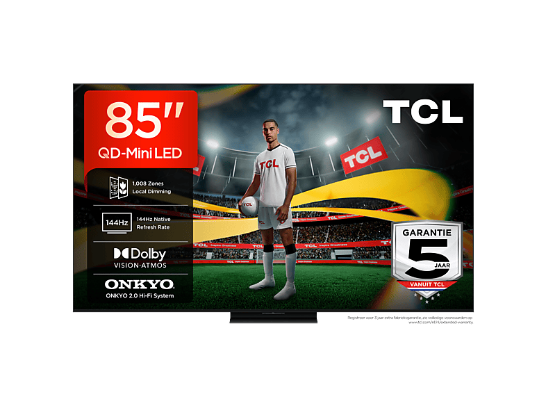Tcl 85a400u / QD-Mini-LED - Ultra HD 4K Mini-LED-TV / 85 Inch / 2026