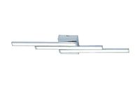 Fischer & Honsel Plafondlamp Mikado 3x LED 4,5 Watt, chroomkleurig, 210803, 70 x 11 x 5 cm (l x b x h), 1400 lm, 3000 K