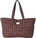 Vertbaudet Totebag Wildlife in katoenen canvas mahonie