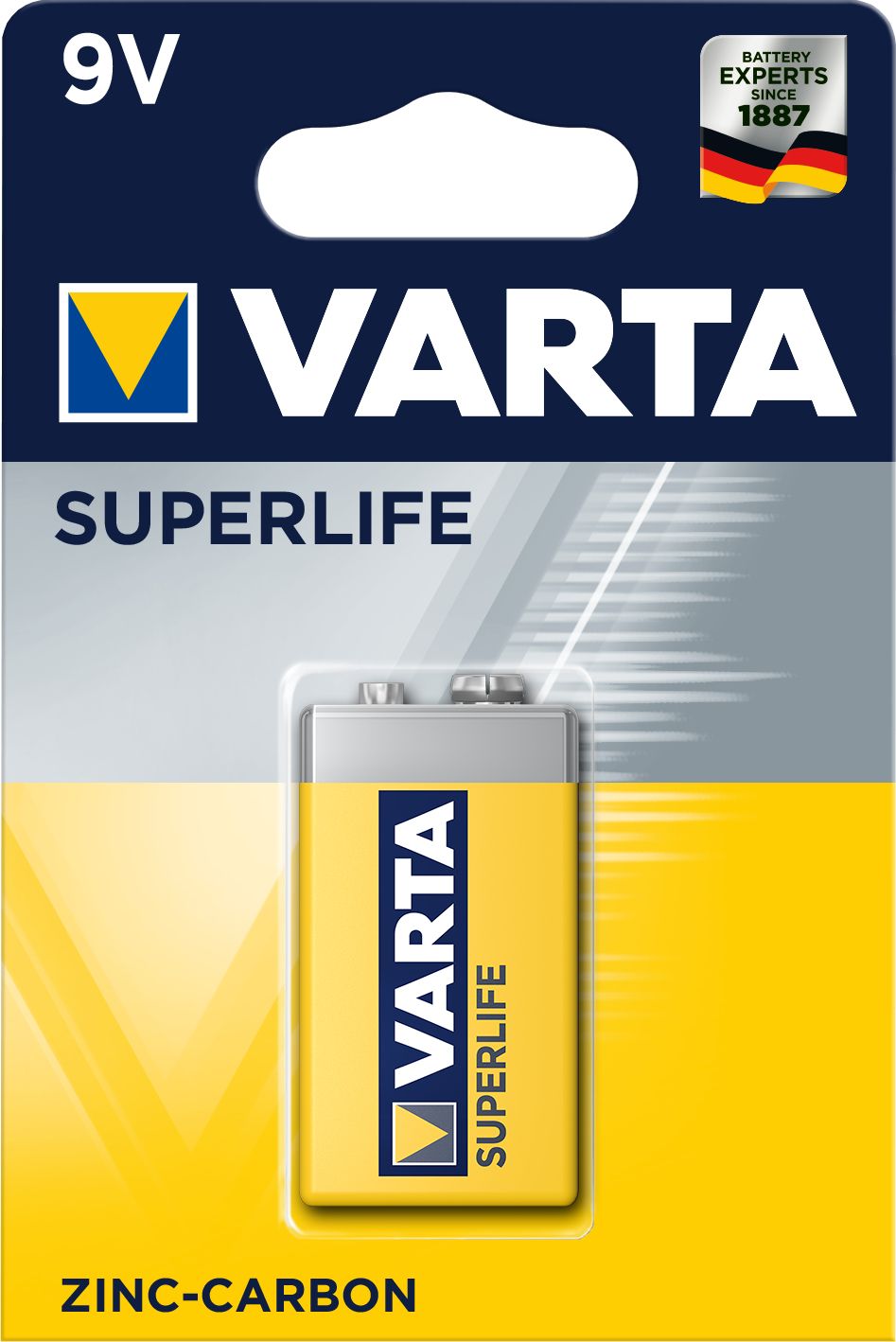 Varta 10 x 6F22 (9V) Superlife Batterijen - Voordeelverpakking