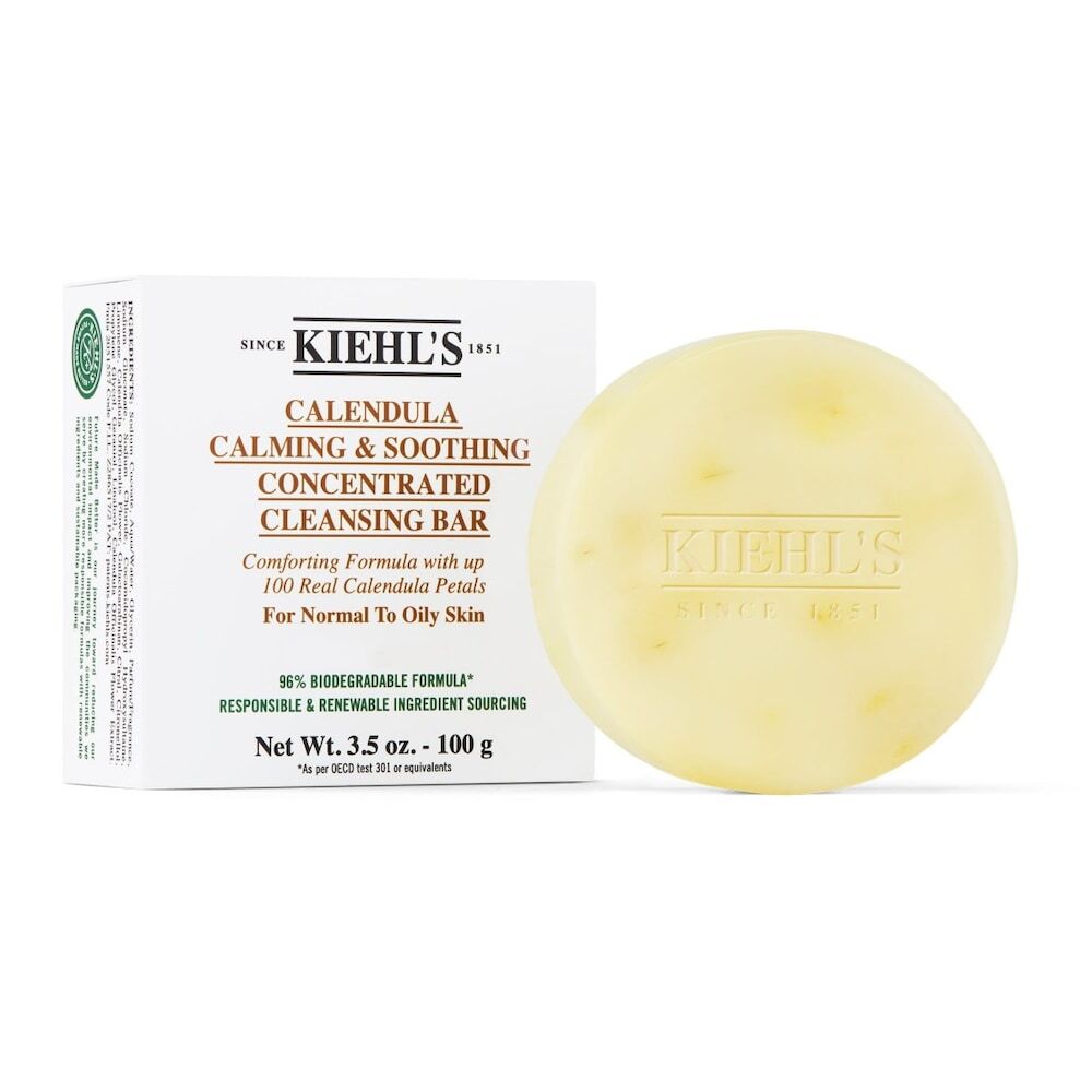Kiehl’s Kiehl’s Calendula Calming & Soothing Concentrated Facial Cleansing Bar Gezichtszeep 150 g