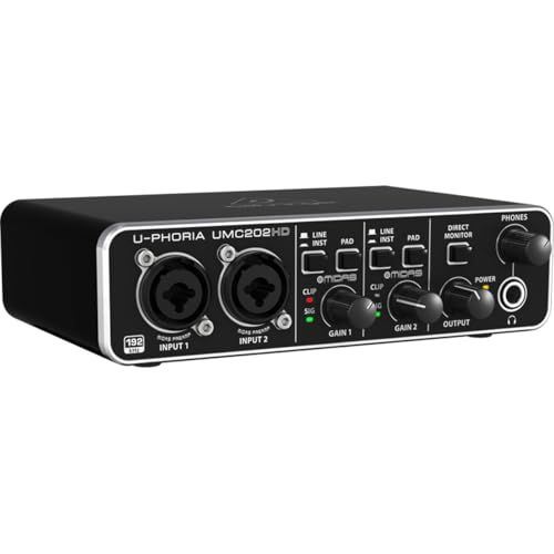 Behringer U-PHORIA audio-interface audio-interface 2-kanalen zwart