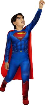 FUNIDELIA Superman Kostuum Kind - Justice League - 10-12 jaar