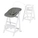 roba kinderstoel, Born Up Click - Complete set 2 in 1 met opzetstuk - voor kinderen vanaf 0 maanden - Kleur wit-grijs