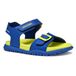 Geox J Fusbetto Bo, sandalen voor kinderen en jongeren, Royal Fluo Yellow, 37 EU