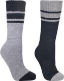 Trespass Hitched Socks Black/Grey Marl - Heren - Kniehoogte - Maat 37-40
