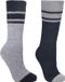 Trespass Hitched Socks Black/Grey Marl - Heren - Kniehoogte - Maat 37-40