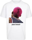 Mister Tee Power Forward Oversize Heren T-shirt XS Wit