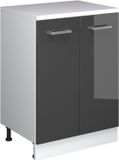 Vicco Uitbreidingskast Rion, Antraciet Hoogglans/Wit, 60 x 46 cm