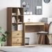 Maison Exclusive - Bureau Artisan-chêne 125,5 x 40 x 127 cm 2 pces