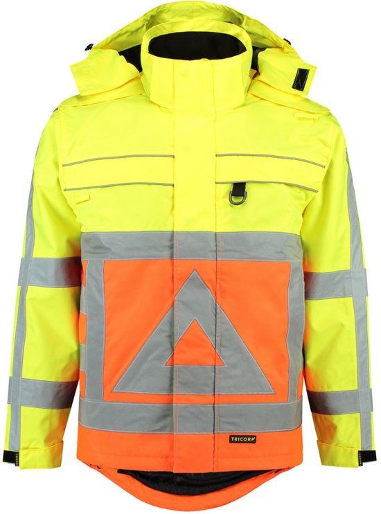 Tricorp Tricorp Parka verkeersregelaar - Workwear - 403001 - Fluor Oranje-Geel - maat M