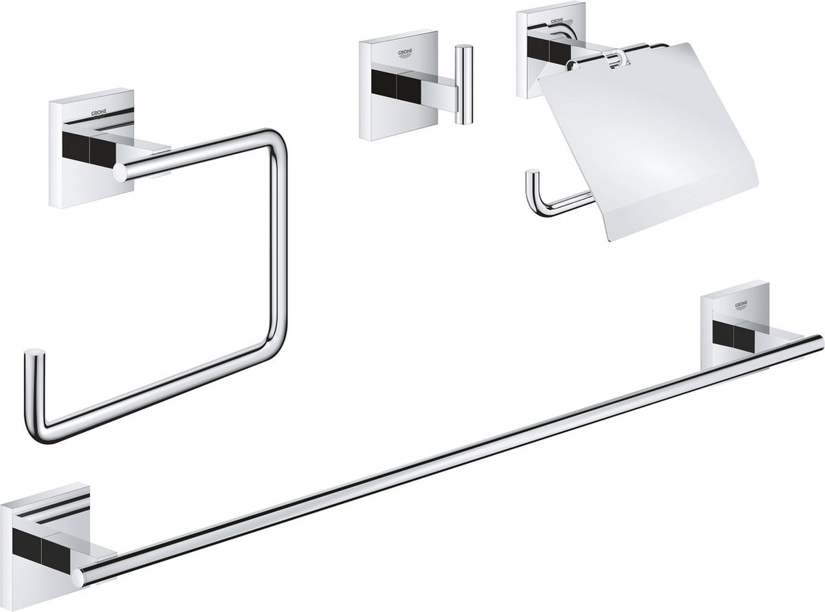 GROHE Start Cube Accessoire Set 4-in-1 - chroom 41115000