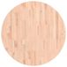 VidaXL Tafelblad rond ø80x1,5 cm massief beukenhout