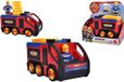 Simba Brandweerauto speelgoedauto met Sam figuur 17cm rood