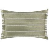Yard Tide Gestructureerde Stripe Outdoor Kussenhoes - Moss - 40x60cm