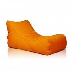 Viking Choice Luxe outdoor relax poef - oranje - wasbare polyester hoes