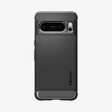 Spigen Rugged Armor Étui pour Google Pixel 8 Pro - Noir - TPU - Coque