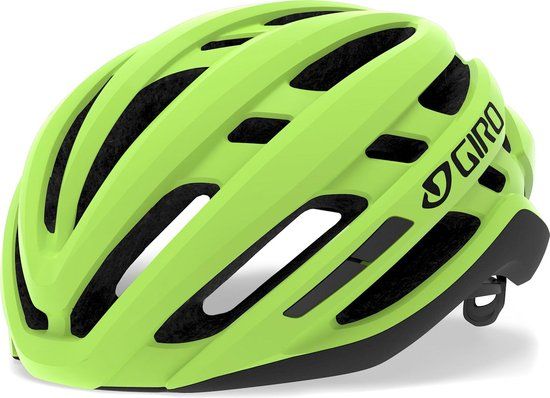Giro Agilis Race Fietshelm - Geel - Maat: -