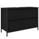 vidaXL Armoire de salle de bain avec tiroirs 90x34,5x60 cm chêne noir