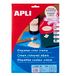 APLI 11801 permanente crème etiketten 97,0 x 67,7 20 vellen