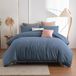 Microvezel Ensemble de literie 220 x 240 cm Bleu clair