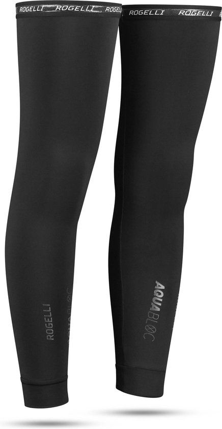 Rogelli Aquabloc Beenstukken - Beenwarmers - Unisex - Zwart - XL/XXL