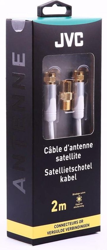 JVC antennekabel COAXIAL CABLE F MALE/MALE 2M