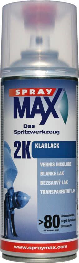 Auto-K SprayMax 2K Blank Lacquer - High Gloss - Aerosol - 400ml - Scratch Resistant & Chemical Resistant