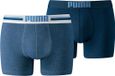 PUMA Placed Logo Boxershorts - 2-pack - Denim - Maat M