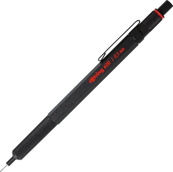 rOtring 600 vulpotlood - 0,5 mm - Zwart