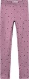 NAME IT Meisjes Legging NKFDAVINA AOP SWE LEGGING BRU NOOS Mauve Orchid
