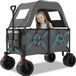 Markenlos Bol Opvouwbare Kar - Inklapbare Bolderkar - 62 x 121 x 92 cm - Blauw